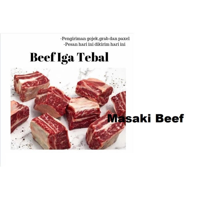 

IGA SHORTRIBS IGA TEBAL DAGING SAPI PREMIUM