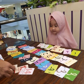 Flashcard Kartu Pintar Belajar Balita  Huruf Hijaiyah Angka 