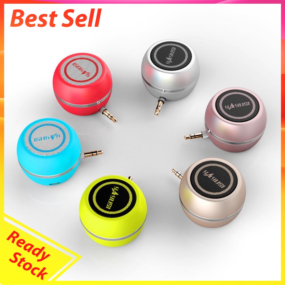 A5 Mini Speaker 3.5mm Jack AUX Stereo Music Audio Player for Phone Notebook