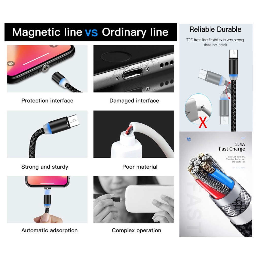 OTS 195 - Kabel cas / Kabel data / kabel micro usb