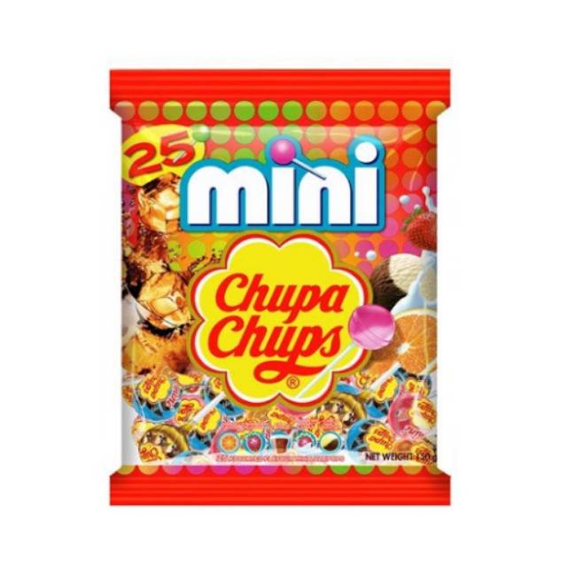 

CHUPA CHUPS LOLLIPOPS MINI 25pcs