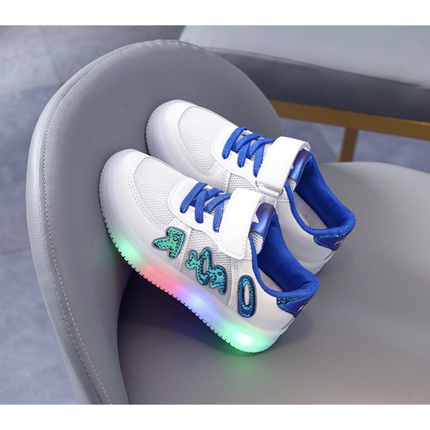 babyfit ARTWO sepatu sneakers lampu LED anak cowok cewek sepatu sekolah import gs-1119r