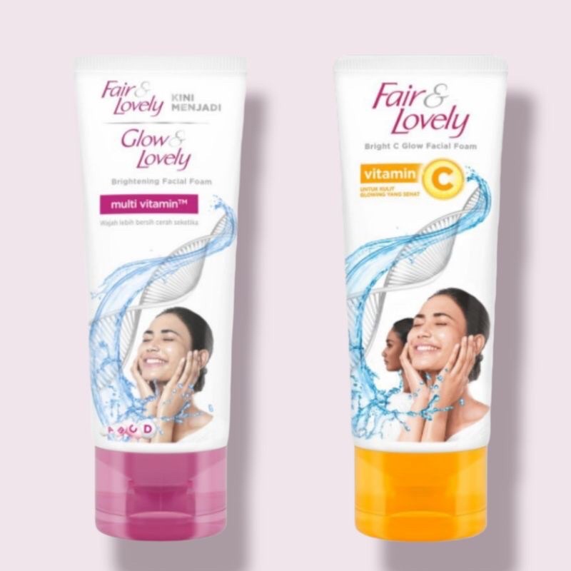 Fair &amp; Lovely Facial Foam 50 /100 gr Pink Fair Lobely Facial Foam Vit C