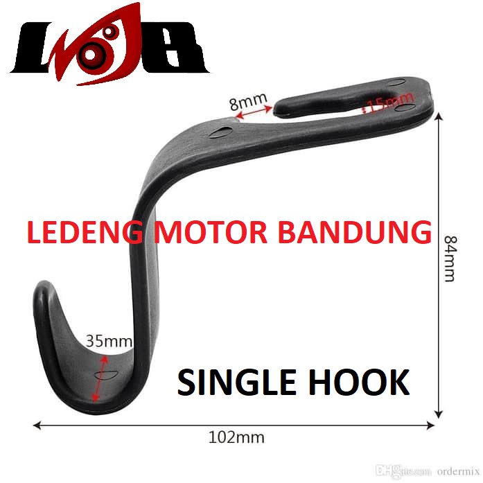 Gantungan Barang Jok Mobil Hanger Car Single Hook Gantung Kursi