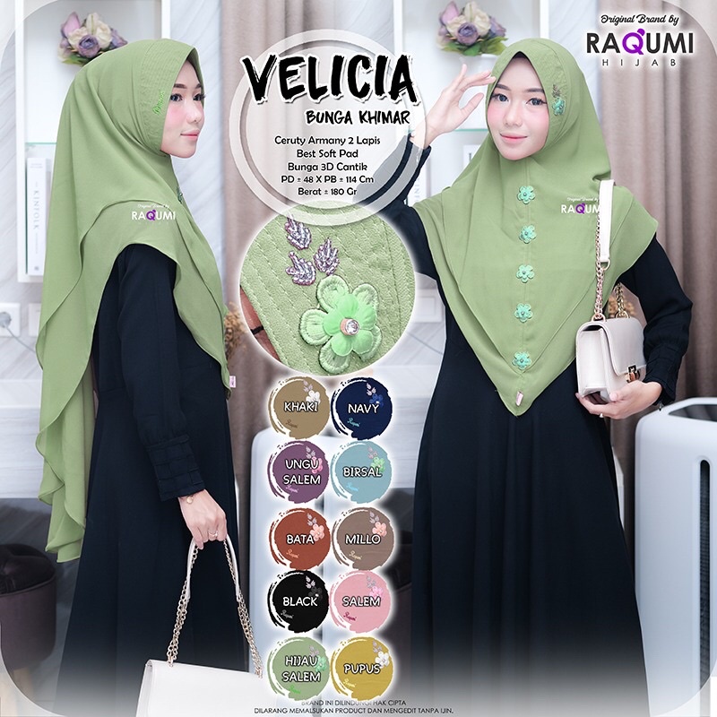 VELICIA BUNGA KHIMAR RAQUMI CERUTY ARMANY
