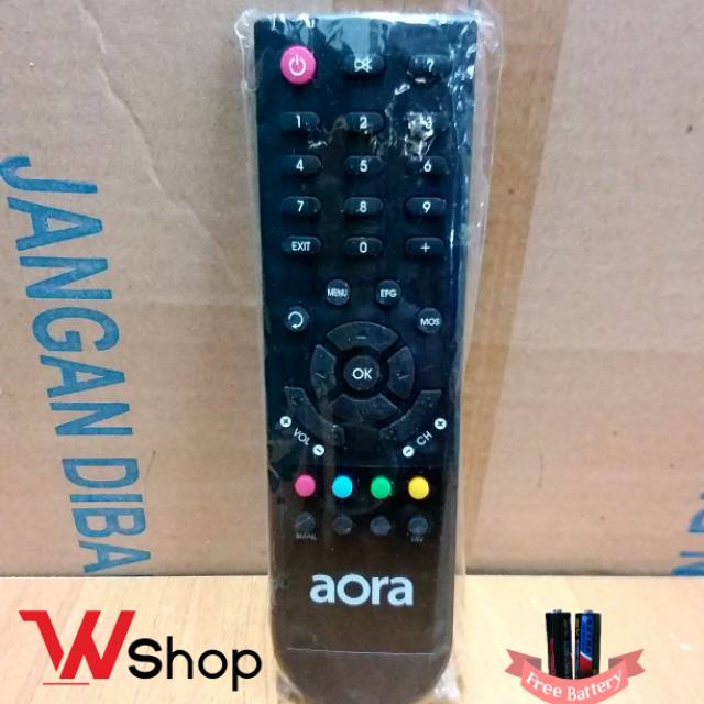 REMOTE/REMOT RESIVER TV PARABOLA AORA ORIGINAL