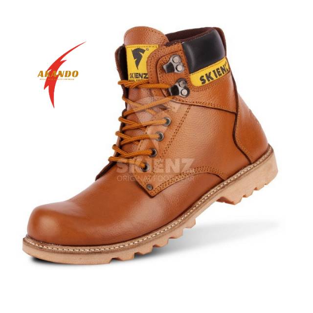 Sepatu Pria I Akando HOLTON Original Skienz Kulit safety