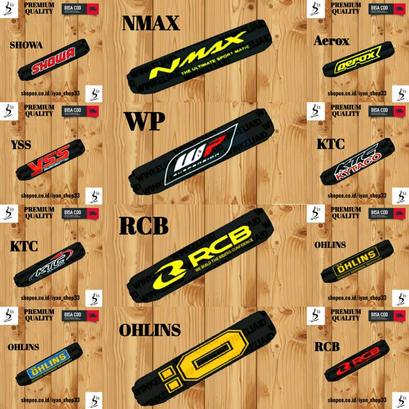 cover shockbreaker OHLINS WP YSS BEAT SCOOPY VARIO RCB