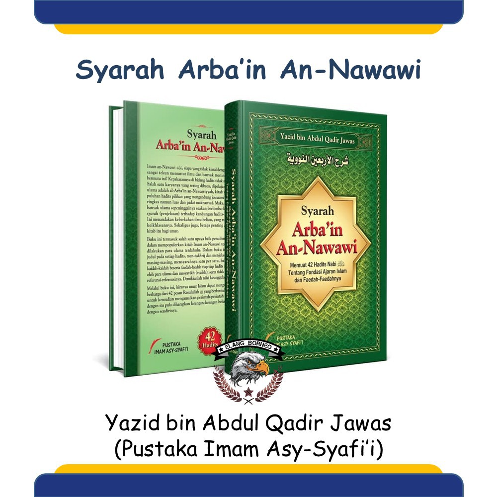 Buku Islam Syarah Arbain An Nawawi Hard Cover Pustaka Imam Syafii