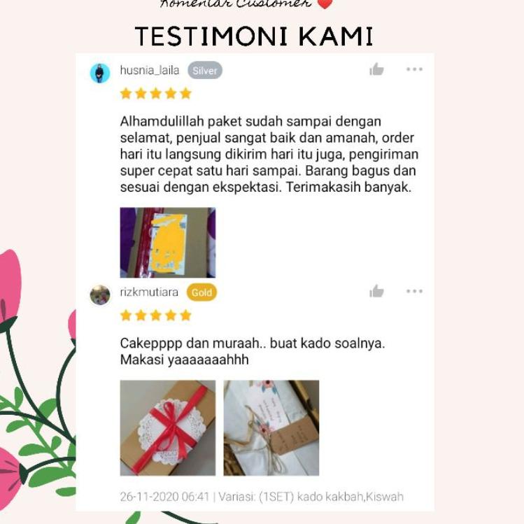 

TERMURAH ㊋ Hampers Lebaran Kiswah Idul fitri Kaligrafi Kiswah Kado Parcel Pernikahan Ulang Tahun Souvenir Hadiah Unik ☽