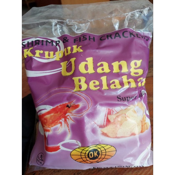 

KRUPUK UDANG BELAHAN (Mentah) Super Quality Isi 500g khas karawang