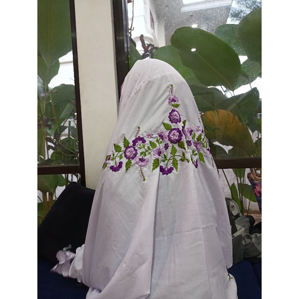 Mukena terusan BORDIR TIMBUL