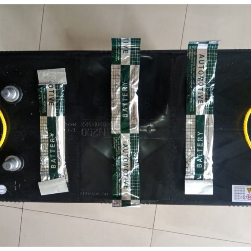 AKI BATERAI BASAH GENSET ALAT BERAT GS GOLDSTAR N200/190H52R 12V 200AH GOLD STAR N200 COCOK JUGA UNT