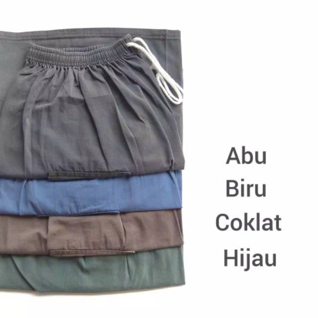 COD CELANA CARGO KOLOR PENDEK/CELANA SANTAI BAHAN SEMI JEANS TEBAL ADEM UKURAN STANDAR DAN JUMBO