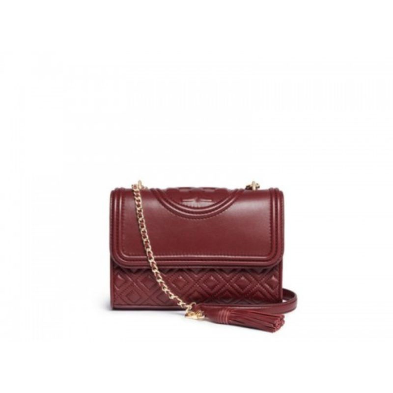 Tory Burch Fleming Convertible 21&amp;27 - Imperial Garnet