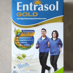 Entrasol Gold 600gr / Kemasan Baru 580gr Vanila / Coklat