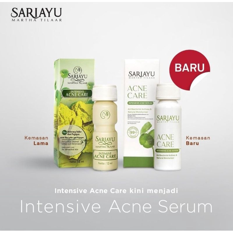 Sariayu Intensive Acne Care serum Plus belerang halus and pegagan