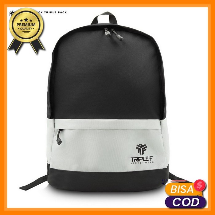 Tas Ransel Pria - Tas Sekolah Kuliah Kerja Model Terbaru Kekinian Termurah Model Korea Lokal Import 
