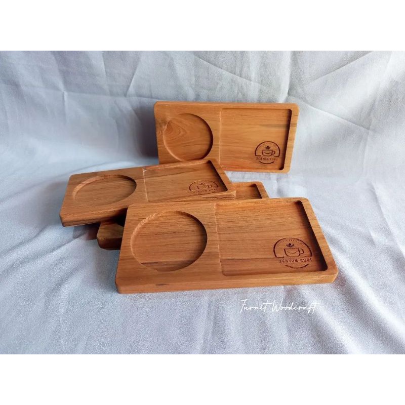 Tatakan Gelas kayu / tatakan custom / tatakan gelas