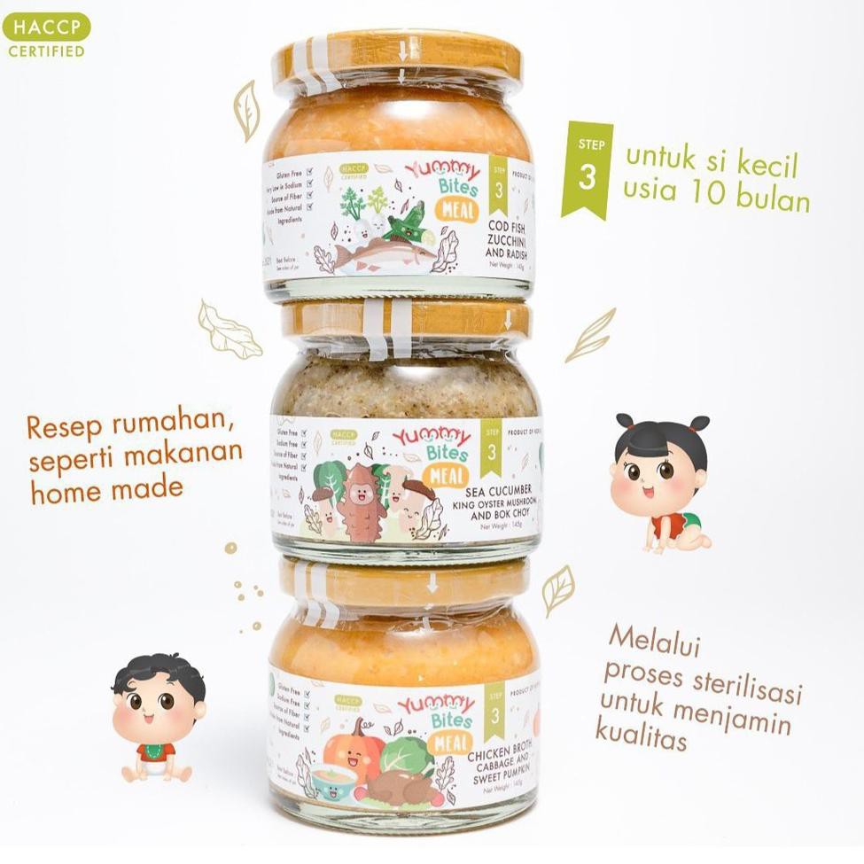 Produk R3e4dyh Yummy Bites Meal Step 1 Step 2 Step 3 Chicken Brooth Beef Brooth..,iO3.CDE