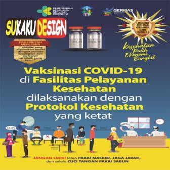 Banner / Spanduk Vaksinasi Covid-19 di Fasilitas Pelayanan Kesehatan