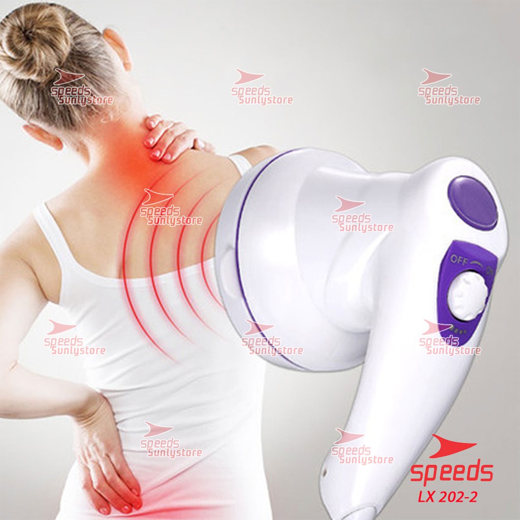 Alat pijat Manipol alat pijat getar Body Massager Relaxation 202-02