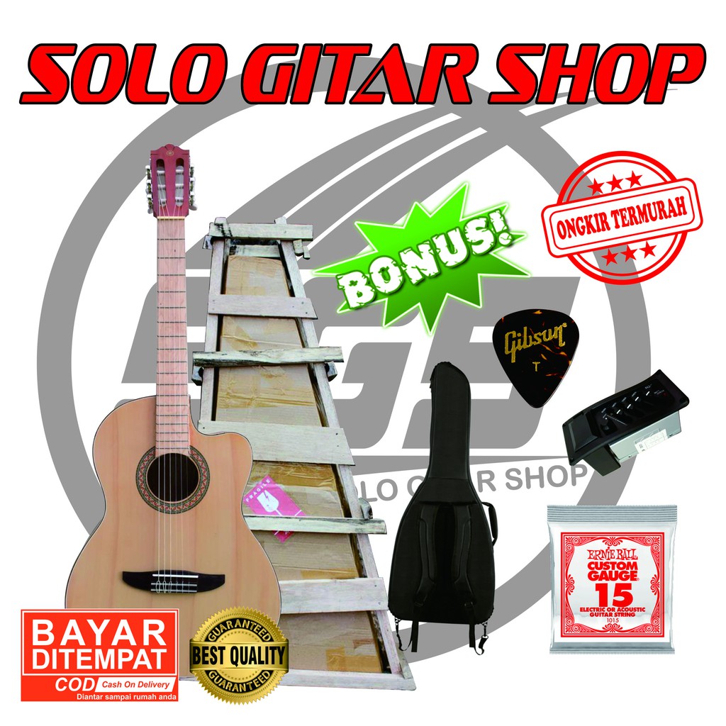 gitar nylon Yamaha eletrik