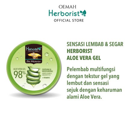 Herborist Aloe Vera Gel TUBE 100gr | Herborist Aloe Vera Gel JAR 250gr | Herboris