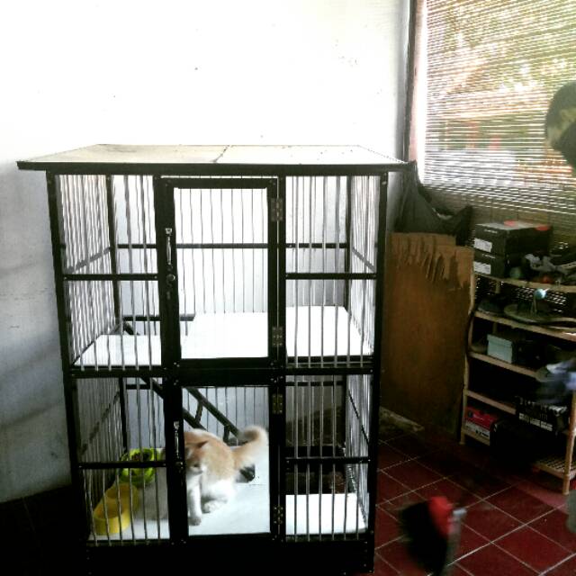 PRELOVED KANDANG KUCING ALUMUNIUM