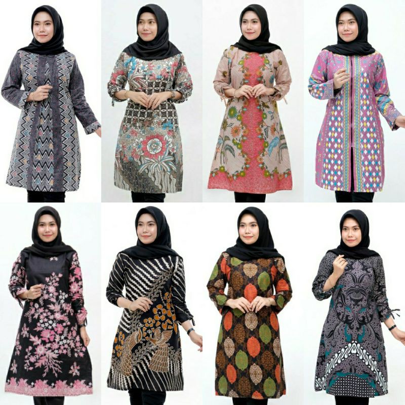 Atasan Batik Dolby Dolbi Dobby Doby Tenun Sutra Tulis Halus Katun ATBM Baron ,Sarombit