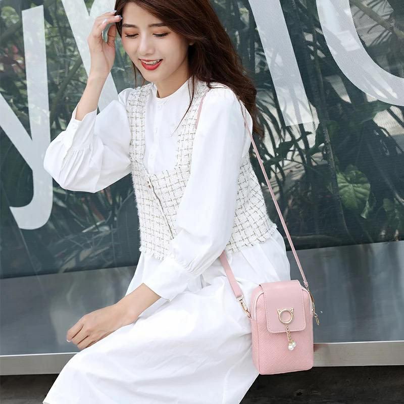 tas hp mini | tas hp fashion korea | selempang motif anyam | tas wanita | fashion yureka| tas main |