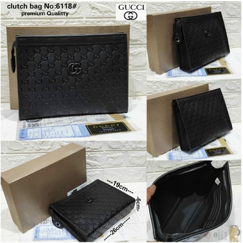 CLUCTH GUCCI PRIA WANITA TAS TANGAN GUCCI HANDBAG GUCCI IMPORT