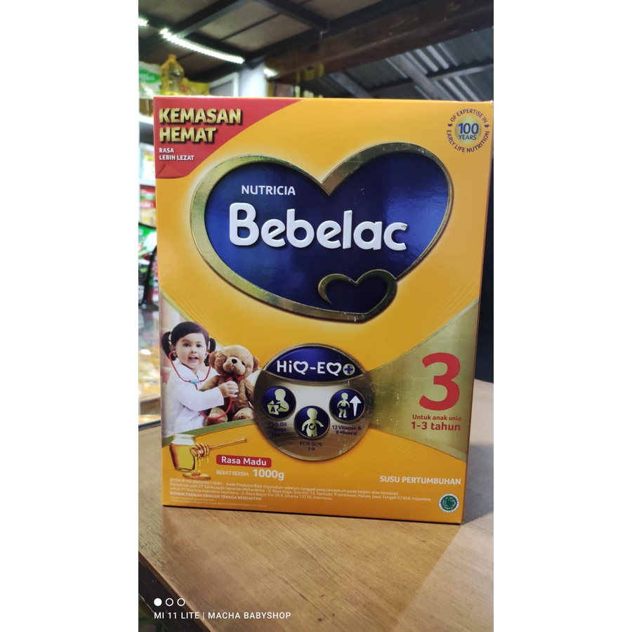 BEBELAC 3 Bebelac 4 1000gram / 1KG / MADU / VANILA