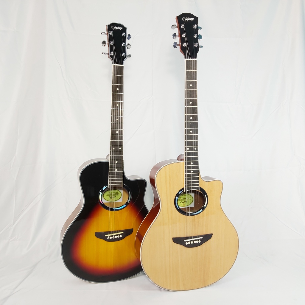 GITAR AKUSTIK GUITAR ACOUSTIC APX EPIPHONE TOP SPRUCE CUSTOM + TRUSS ROD { BESI NECK } ID MUSIC JAYA