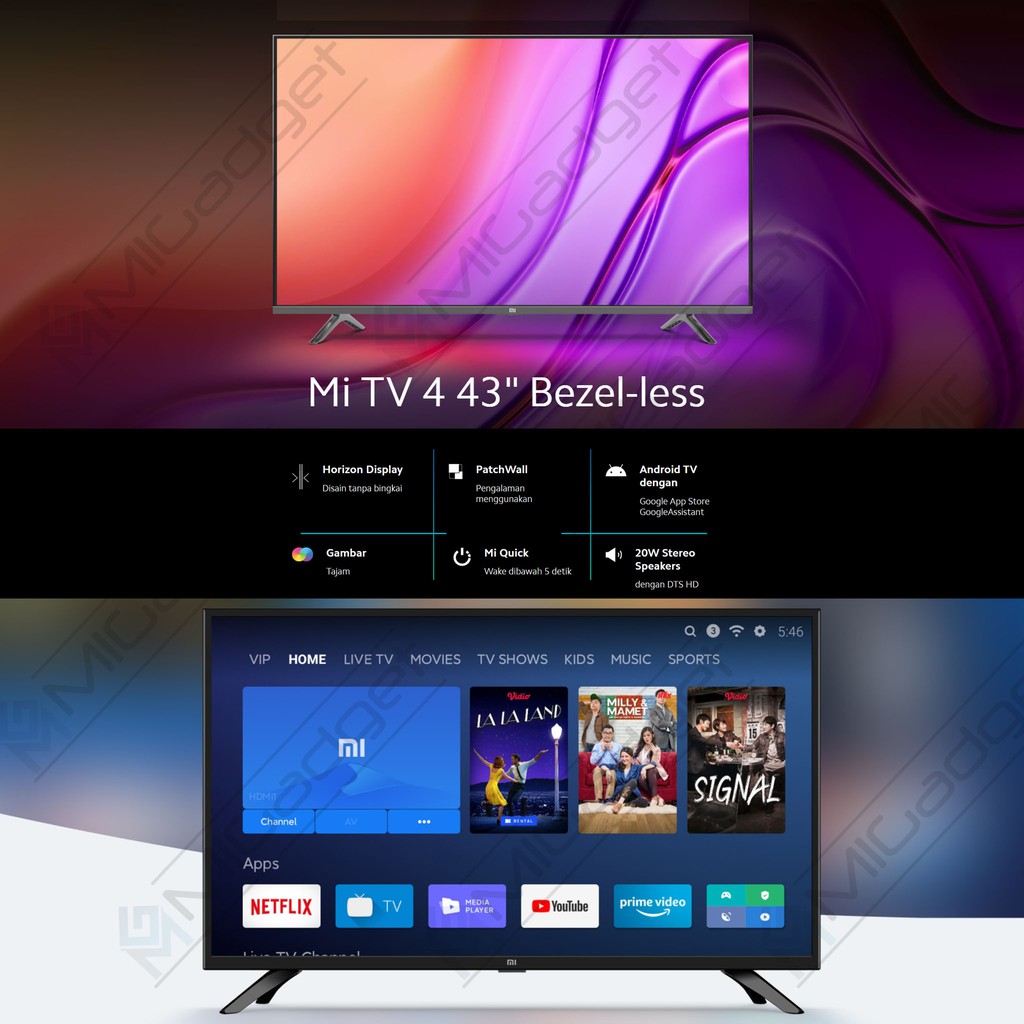 Xiaomi Mi TV 4 43 Bezel-less Bezelless 43 Inch FHD Android Smart TV