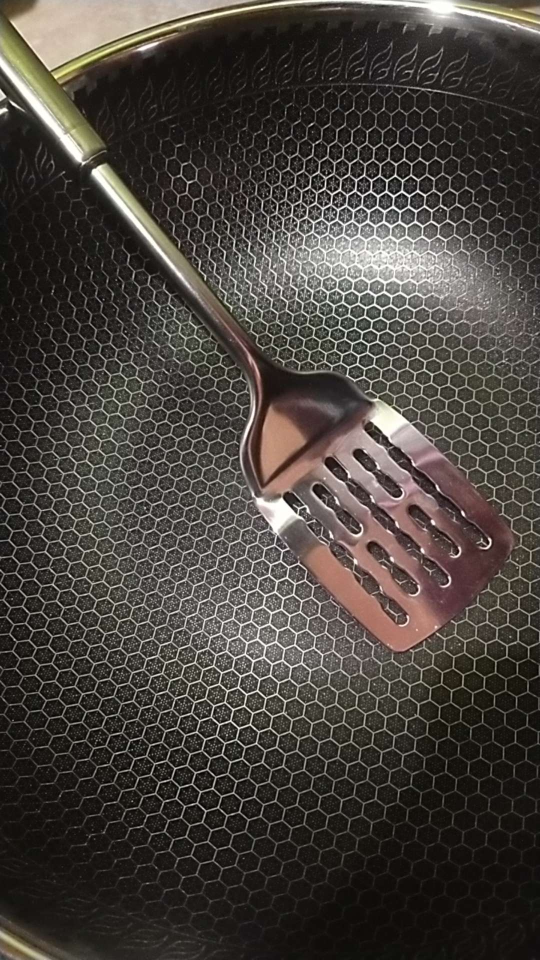 Premium Wajan Penggorengan Kuali Wok Pan Stainless 304 Anti Gores Anti Lengket Menjaga Kesehatan