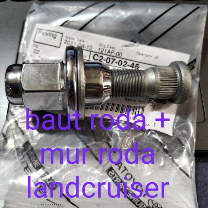 ] baut roda + mur landcruiser Lc100/200 asli original Toyota