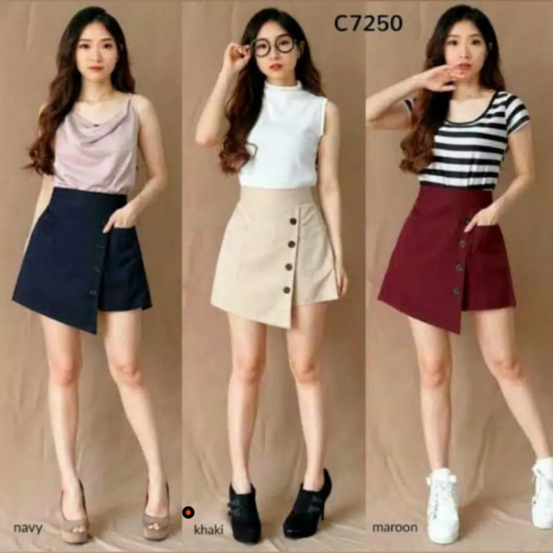 korean mini skirt rok  celana  pendek  rok  mini rok  