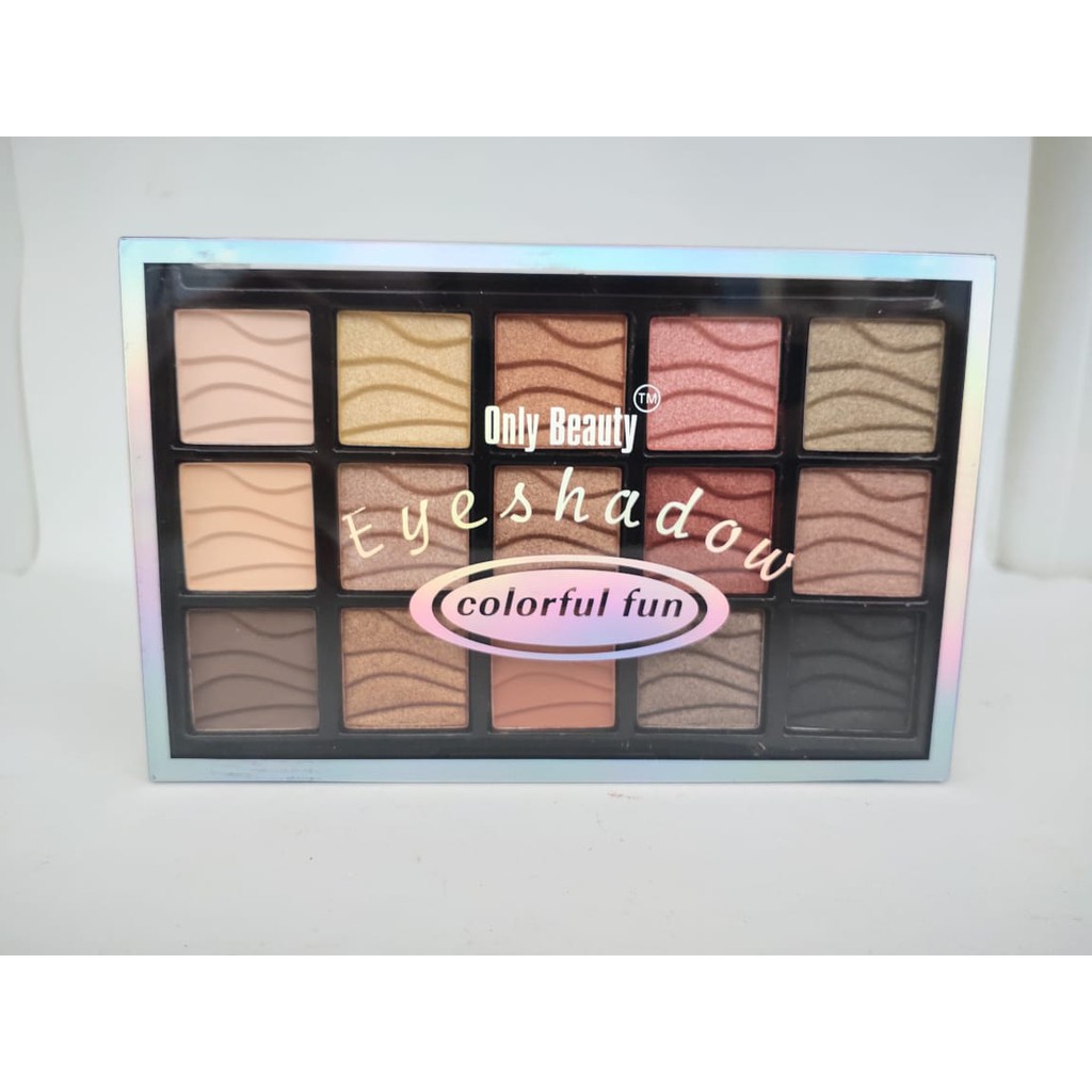 EYESHADOW ONLY BEAUTY 15 Colors Eyeshadow Palette Bright Lux&amp;Neturals&amp;Twilight&amp;Tropical