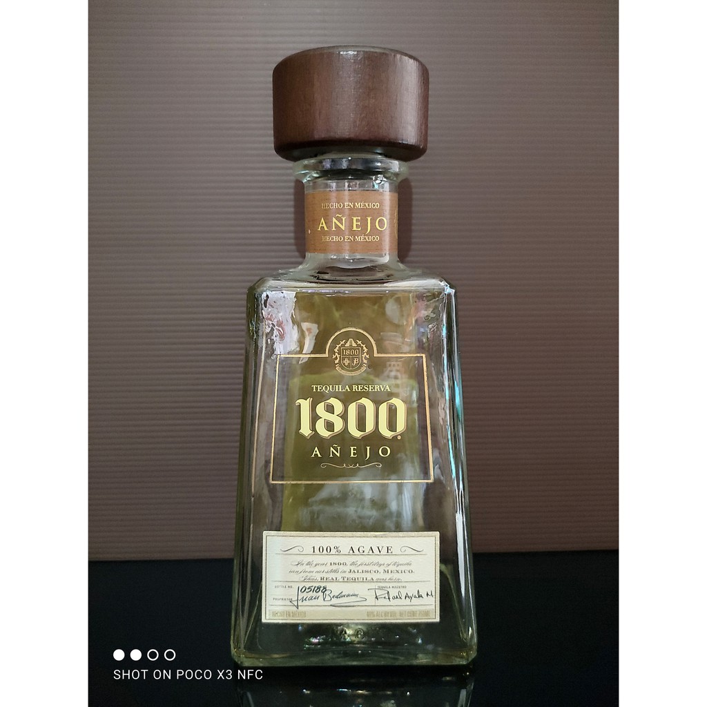 Botol bekas Tequila Reserva 1800 Choco 750 ML