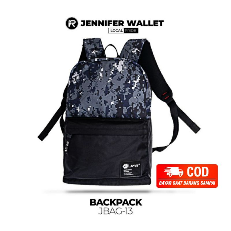 JFR JBAG13 Tas Ransel Pria/Tas Ransel/Tas Laptop/Tas Pria Ransel Punggung Backpack Bahan Polyester J
