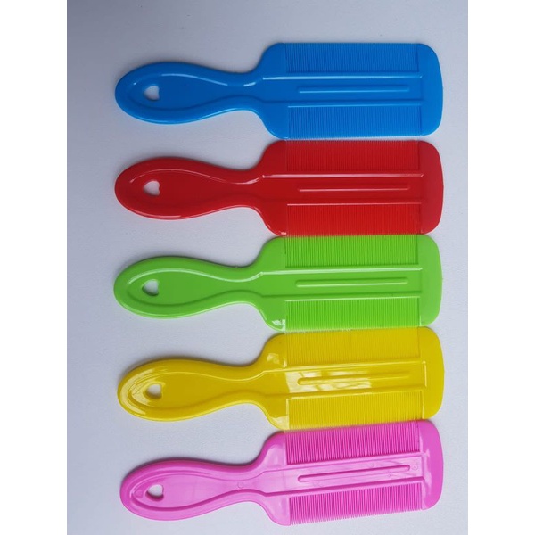 SISIR SERIT PLASTIK GAGANG WARNA (PER PCS)