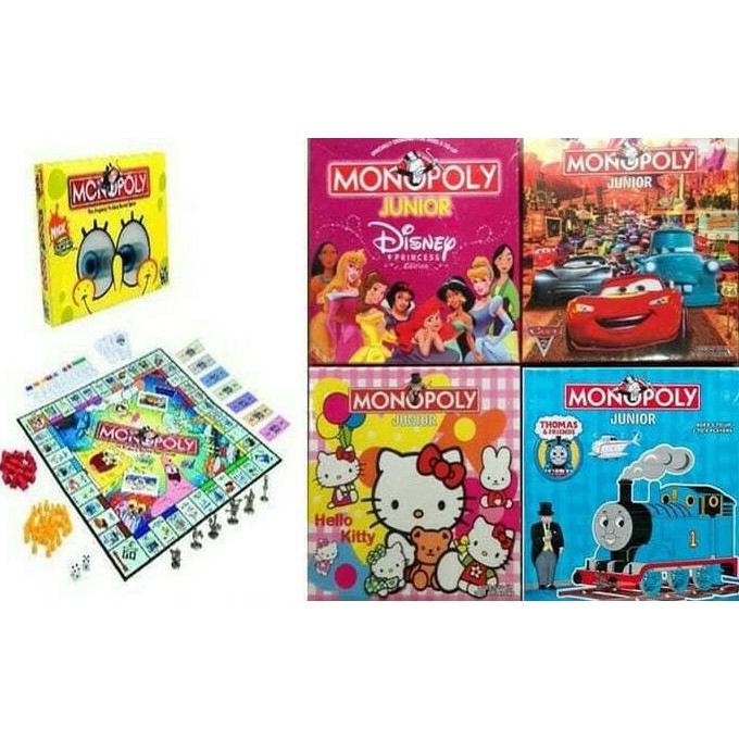 Mainan Anak Monopoli/Monopoly Junior/Monopoli Junior Karakter