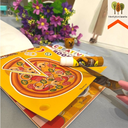 

ghg Buku Orami Centle.id Volume 1 Bentuk Makanan Minuman Kartun Papercraft Book Buku Lipat Bentuk