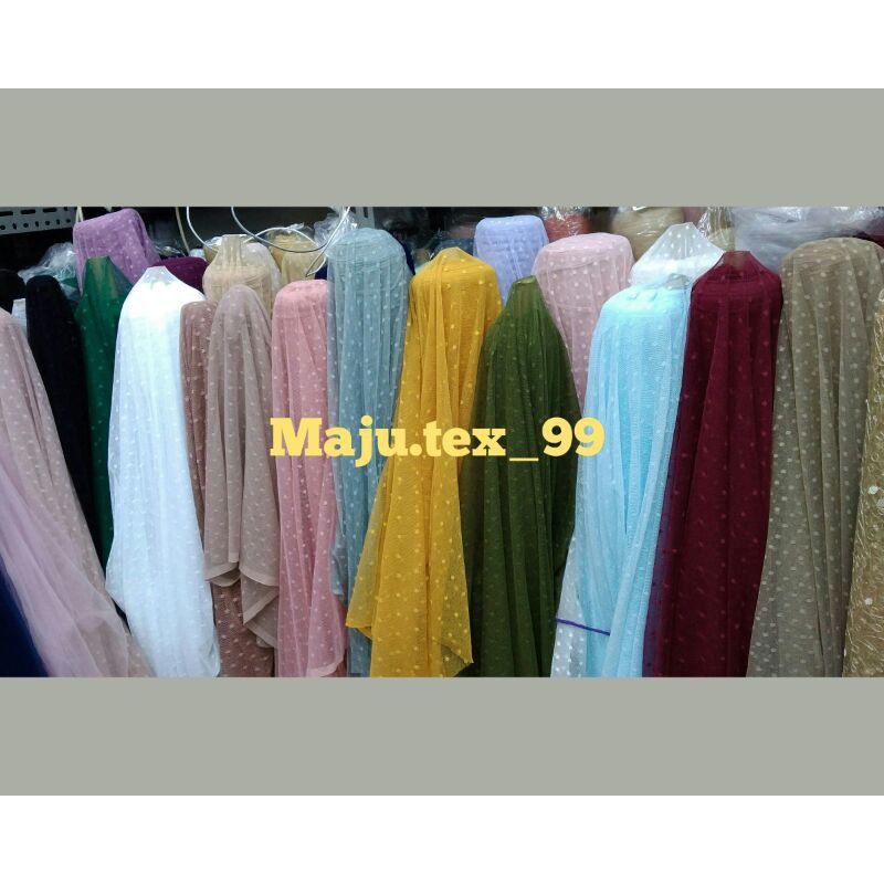 Kain tile polkadot / kain tile dot / meteran.