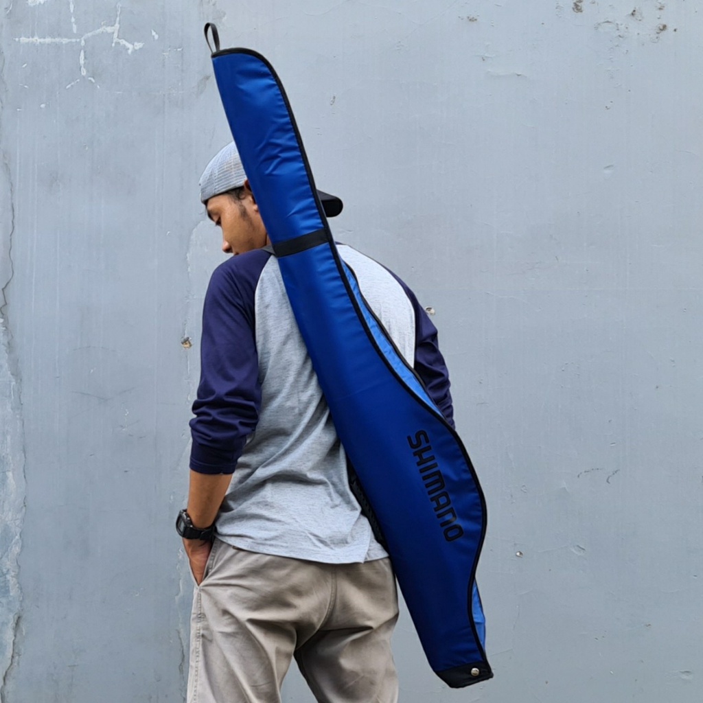 Tas joran pacing 120cm. Tas joran pancing 120cm murah. Tas pancing gendong 120cm. Tas pancing gendon