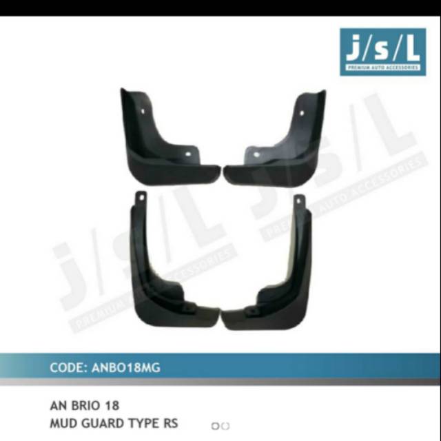 Karpet lumpur/ mudguard all new Brio 2018-2019 type RS jsl