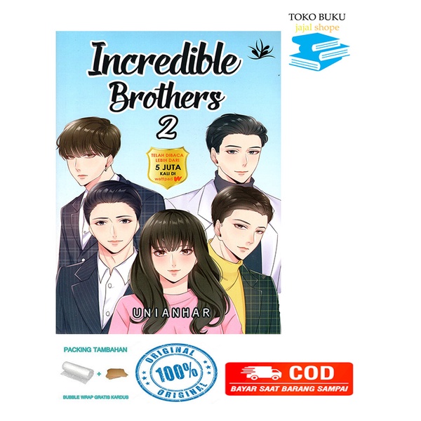 buku Novel remaja Incredible Brothers 2