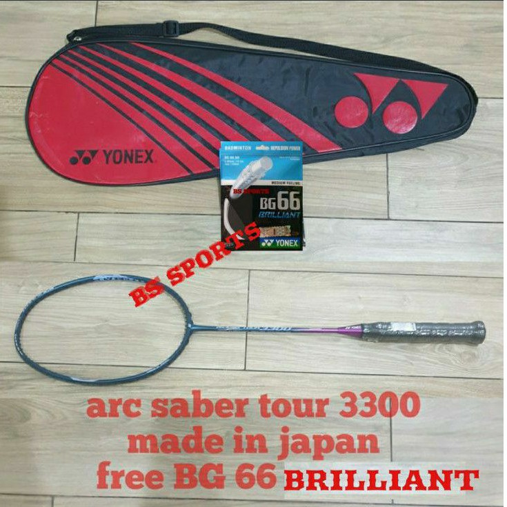 RAKET BADMINTON RAKET YONEX ARCSABER TOUR 3300 ORIGINAL 100%