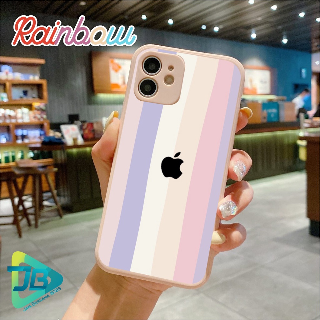 CASE CASING SOFTCASE SILIKON MACARON PELINDUNG KAMERA RAINBOW OPPO VIVO SAMSUNG XIAOMI REALME IPHONE ALL TYPE JB5189